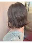  【W-ワット-新宿店 担当Satomi】艶感×透け感グレージュcolor♪
