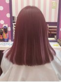 〈NOBエクステ市場〉ピンクブラウンメッシュハイライト学割U24