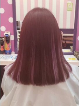 エクステ市場×ノブ 横浜関内店(NOB) 〈NOBエクステ市場〉ピンクブラウンメッシュハイライト学割U24