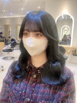 前髪＊メルティーカラー＊大人かわいいコテ巻き【Zina CENTRAL】