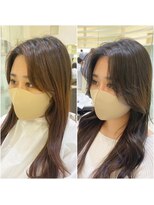 韓国風顔まわり　エギョモリ