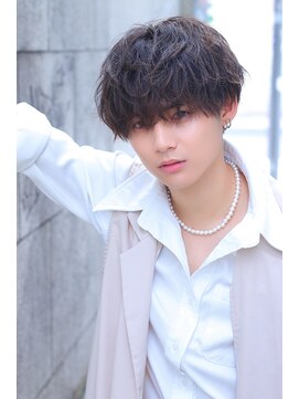 フォルテ 表参道店(FORTE) 【フォルテ飯塚裕士】マッシュパーマ　ウルフ　アッシュブラック