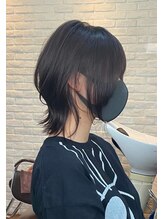 ヘアーファクトリーメロウ(Hair factory Mellow) [ハンドブローでキマる]ウルフレイヤースタイル