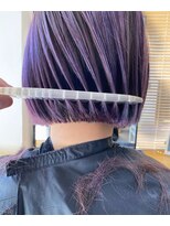 リノショアーズ 日本大通り店(RINOSHORES)&nbsp;ケアブリーチバイオレットブルーグレージュネビージュミニボブ