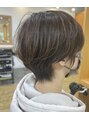 カノープス ヘアアンドメイクアップ(Canopus hair&make up) 白髪ぼかしに馴染みの良いハイライト×ショートボブ☆