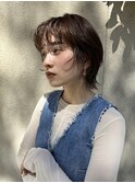 マッシュウルフ　顔まわりカット