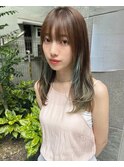 ブリーチ毛 酸性ストレート