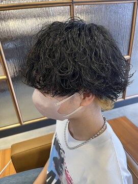 シーツー 川口店(C2) 波巻きパーマ&ポイントブリーチ