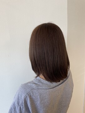 ヘアープロデュース ラピセット 松山(Lapset) 20代30代大人かわいいモカベージュナチュラルヘアー美肌