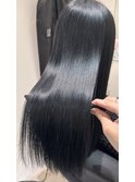 艶ブルーブラック☆心斎橋美容室