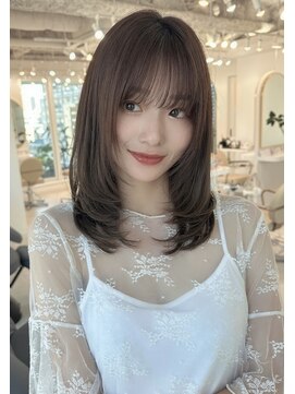 レミエ ダイカンヤマ(lemiie) レイヤー★レイヤーロング★顔まわりレイヤー