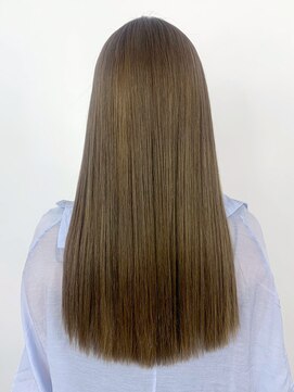 アイティーバイアルバム 藤沢店(IT by ALBUM) オリーブベージュ_ハッシュカットフルバング_ba476491