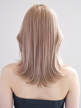 ミンクス渋谷スマートサロン(MINX shibuya smart salon) エアリーロング 美髪 ピンクブラウン 切りっぱなしボブ