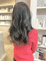 キャアリー(Caary)&nbsp;福山市Caaryブリーチカラーシースルーハイライトバレイヤージュ