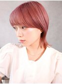 ■HARBORS鎌倉/こっくりカラー/くびれボブ/ウルフレイヤー62-5★