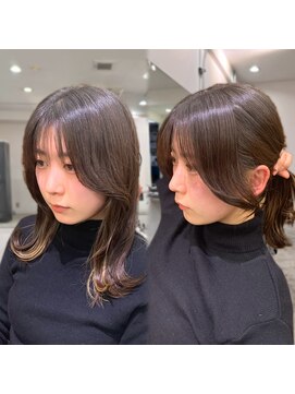 アネラ(Anela) 顔周りカット/コガオ/明るめブラウン  【山中】