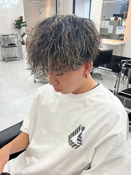 アリープパロット(ALEAP parrot) メンズ似合わせパーマ/ニュアンス/スパイラル/波巻き