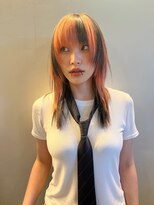 ナループロア ルームー(Nalu pu loa ROOMOO)&nbsp;デザインカラー/オレンジカラー/シャギーレイヤーカット