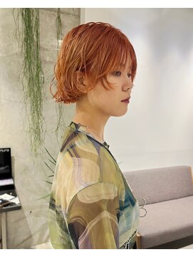 ミリ(milli Produce by ITAKURA) ハイトーンボブパーマ