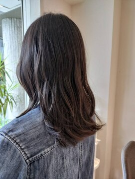 ハチマルハチ エアー 向ヶ丘遊園店(808 air) コテ巻きミディアムレイヤー