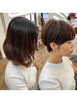 アメリ(Ameri) -Ameri-藤川☆マッシュショート【浜町/ショート/髪質改善】