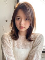 エトラ 渋谷店(etora)&nbsp;★前髪アンブレラカラーこなれミディ イメチェン ウェーブパーマ