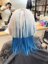 いろあそび 八王子 ホワイト×ターコイズ