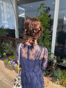 ヘアメイク エイト キリシマ(hair make No.8 kirishima) ツイン編みおろし