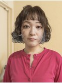 Hair by ryu【レトロボブ　インナーブルー】