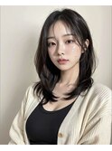 #韓国風#レイヤー#顔まわり#ブリーチなしダブルカラー#髪質改善