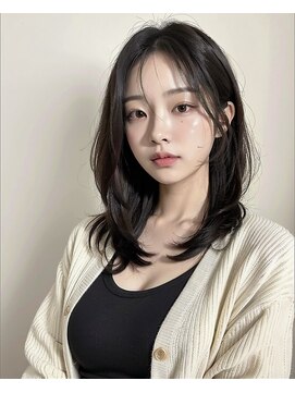 ソア バイ リコヘアー ウルマ(SOAR by lico hair uruma) #韓国風#レイヤー#顔まわり#ブリーチなしダブルカラー#髪質改善