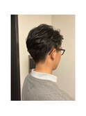 20×30×40代×メンズカット×刈り上げ×パーマスタイル