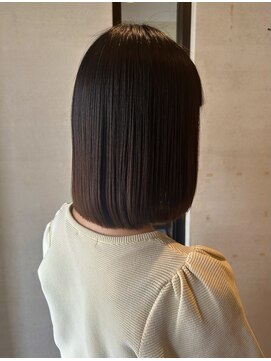 ココカラヘアー ニコ(cococara hair nico) 縮毛矯正/艶髪/ミディアムボブ/髪質改善シロップ