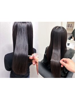 【ダメージケア×似合わせ】長年抱える強い癖、艶が出ない…などのお悩みも再現性と手触りUPで扱いやすく◎