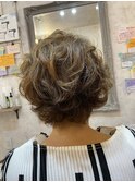 フンワリボブ前髪ありイメチェン30代40代50代60代ショート