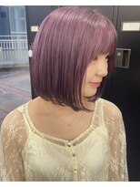 デコル(DecoL.) 髪質改善ラベンダーストレートボブ