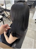 グレーブラックダークグレー透明感カラー艶髪髪質改善10代20代