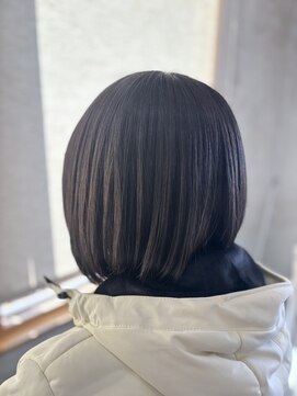 クシュ 本川越店(kusyu...) 暗髪xシルバーブルーハイライトx前下がりボブ