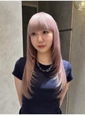 重めバングレイヤーカット