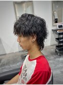 【山本智文】ツイストスパイラルパーマウルフ