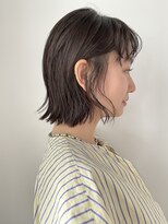 ディッセンバー 渋谷(December)&nbsp;【December】小顔カット/ブリーチなしオリーブベージュ