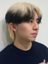 アイウィル(Ai WilL)&nbsp;アンブレラカラー ダブルカラー ブリーチ センターパート 20代