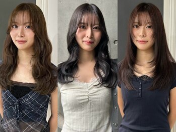 ソワンドゥブレスシエン 堀江店(soin de brace CIEN)の写真/髪質改善×デザイン力。計算されたニュアンスで小顔見せ◎女性らしさもプラス!【髪質改善/縮毛矯正】