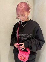 ペレ 梅田(PELE) イメチェン/ピンクベージュ/アンブレラカラー/前髪/梅田