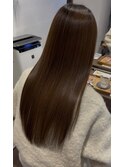 フェアリーレイヤー髪質改善酸性ストレートナチュラルブラウン