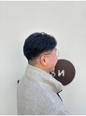 清潔感あるナチュラルなフェード×アップスタイル/ビジネス
