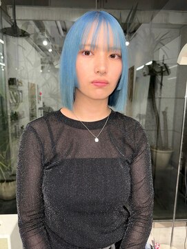 ネンドヘアー(nendo_hair) 水色カラー/ペールブルーカラー