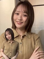 ロンド 銀座(Lond)&nbsp;☆春日☆ニュアンスウルフワンホンレイヤーダークブルーボブ50