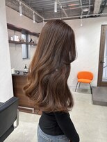トーン(tone)&nbsp;大人ピンクブラウン×ナチュラルレイヤーヘア
