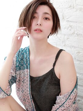 メゾンマニフィック(Maison Magnifique) 【Maison Magnifique】　× 楢原　エアリー切りっぱなしボブ